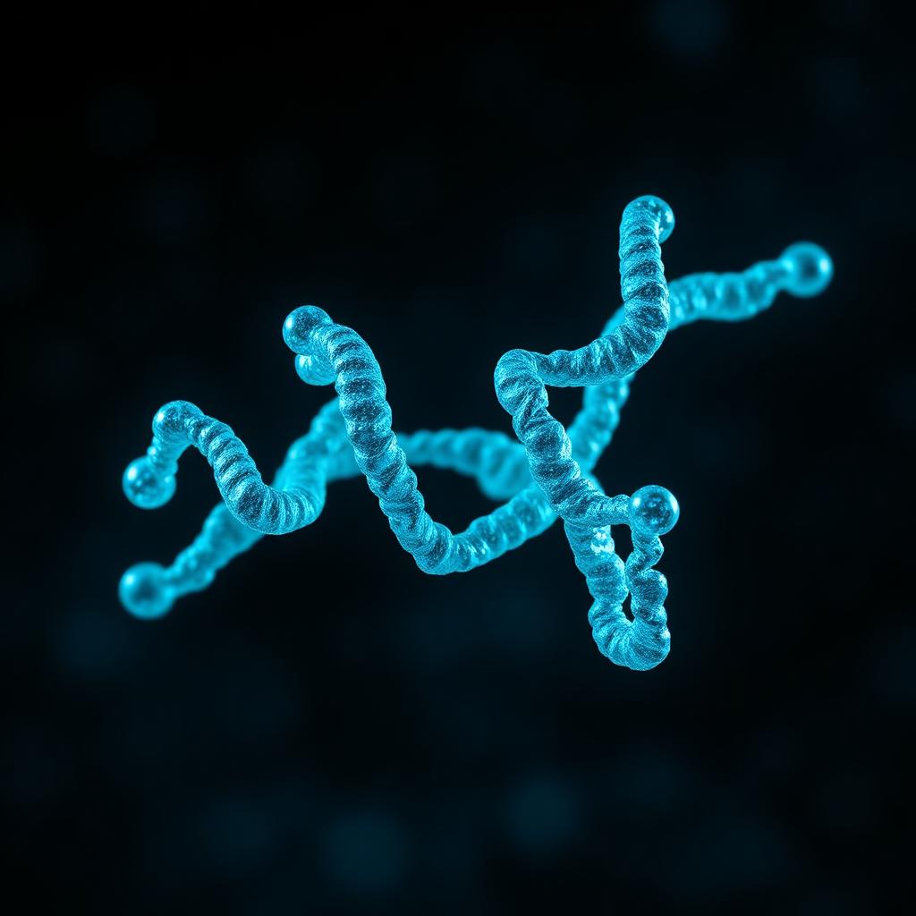 Estructura molecular de péptido